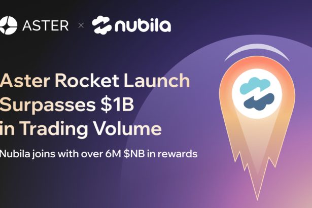 Aster’s Rocket Launch Surpasses $1B In Trading Volume, As Nubila Joins With Over 6 Million $NB In Rewards