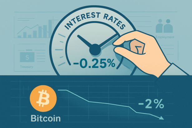 Fed Rate Cut Sends BTC Lower Amid Powell Uncertainty