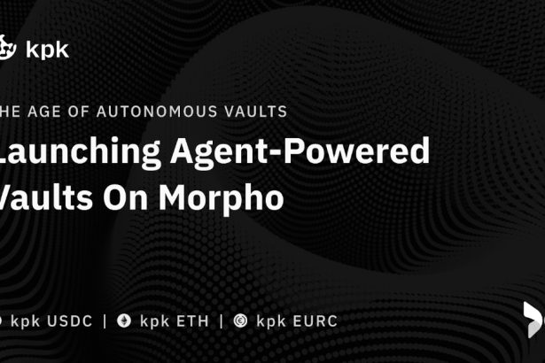 Kpk Launches Agent-Powered Vaults On Morpho