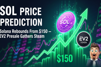 Solana Rebounds From $150, EV2 Presale Gathers Steam, Crypto Relief Rally Commences