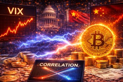 VIX–Bitcoin Correlation Re-Emerges Amid Political And Monetary Uncertainty