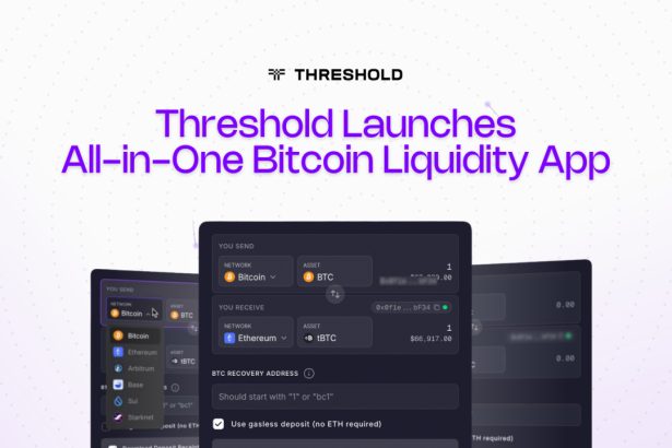 Threshold Launches All-in-One Bitcoin Liquidity App