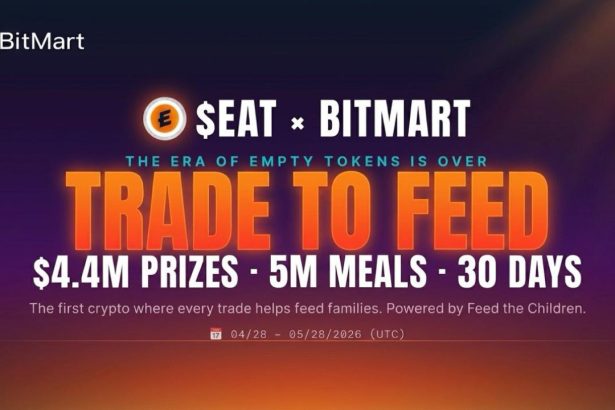 BitMart X $EAT Trade-to-Feed Competition To Pay Out $4.4M USDT To Traders In May 2026