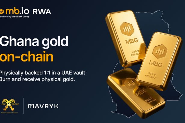 MultiBank Group’s Crypto Arm Mb.io Brings Ghana Gold On-chain With Kings Orbis, EON3 & Mavryk