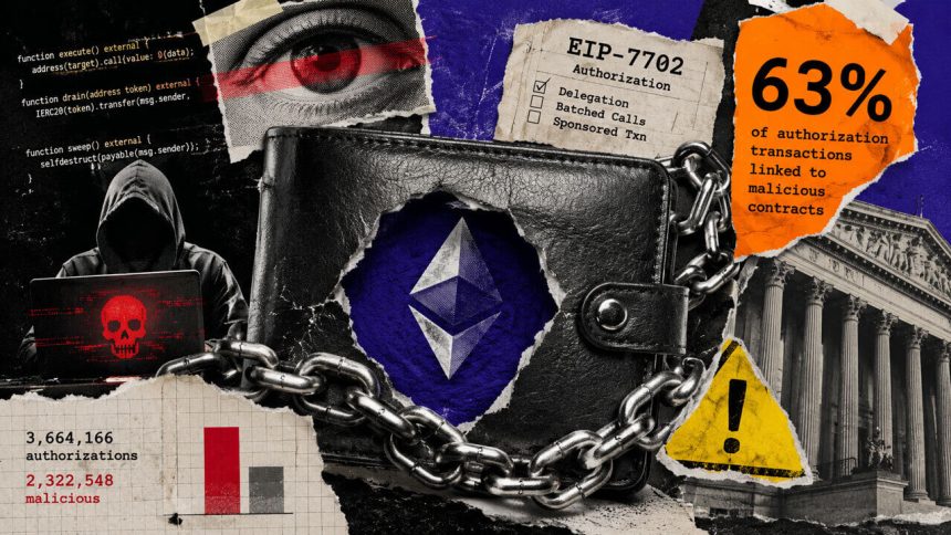 Attackers drove 63% of early use of Ethereum’s new smart wallet feature