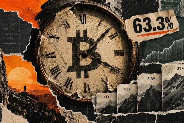 Bitcoin HODL waves show aging supply, not proof of buying