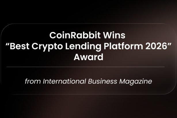 CoinRabbit Wins “Best Crypto Lending Platform 2026” Award from International Business Magazine
